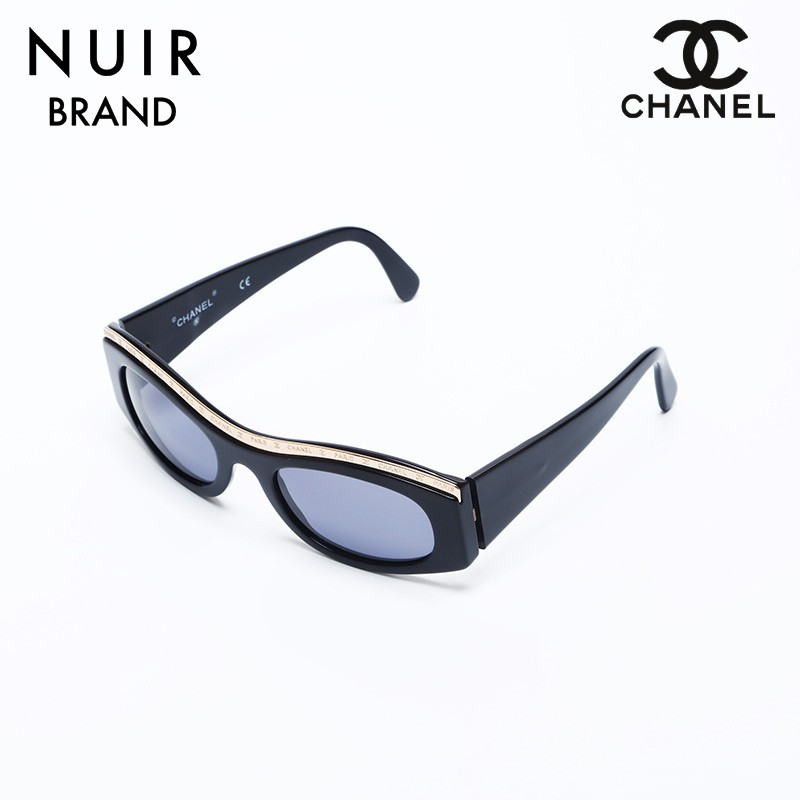 シャネル CHANEL サングラス ロゴ ブラック