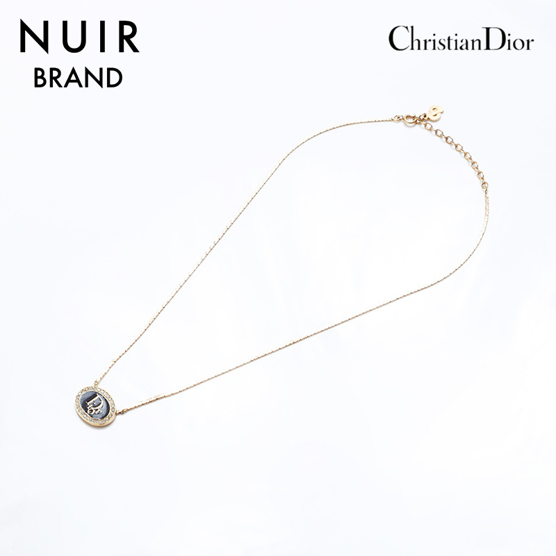  Christian Dior Christian Dior колье Vintage стразы Gold 