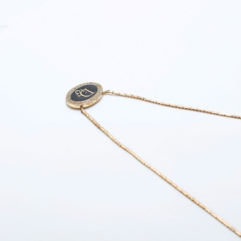  Christian Dior Christian Dior колье Vintage стразы Gold 