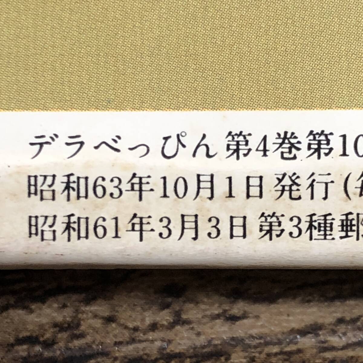 K-6393■デラべっぴん 1988年 10月號■藤森真奈 かわいさとみ 日向まこ 松本まりな■英知出版■1988年10月1日発行■
