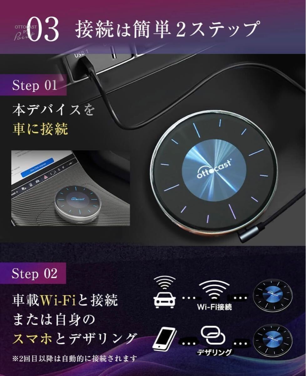 保証有り【新品未開封】オットキャスト Ottocast P3 30系、40系 