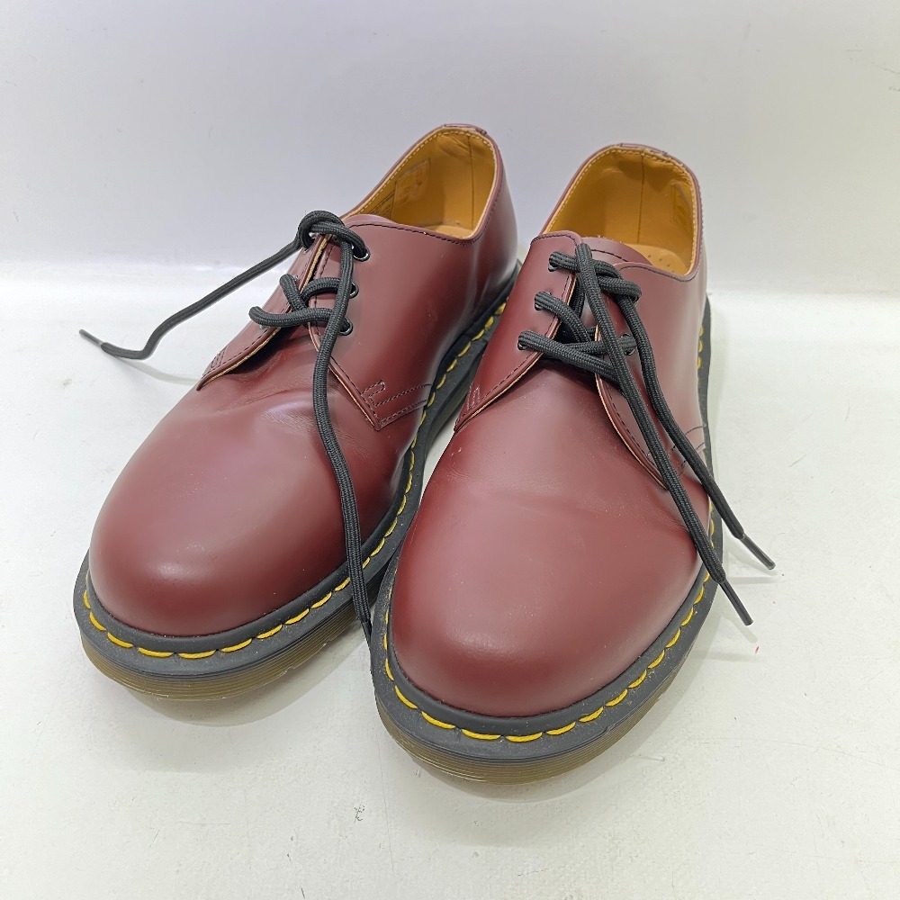 06w3337★1円~ Dr.Martens AirWair UK8 茶色 革靴 靴 中古品