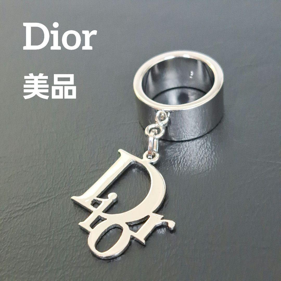 美品 Dior ディオール 指輪 リング ロゴ シルバー スイング 美品 Dior ディオール 指輪 リング ロゴ シルバー スイング