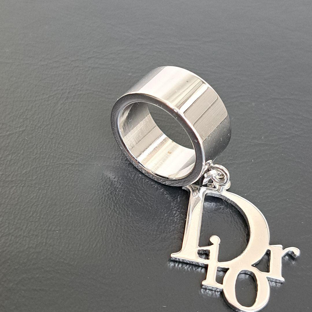 美品 Dior ディオール 指輪 リング ロゴ シルバー スイング 美品 Dior ディオール 指輪 リング ロゴ シルバー スイング