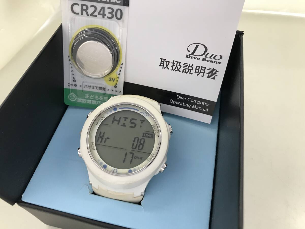 17ダイブ】Bism DiveBeansDuoダイブコンピュータ新品電池付 17ダイブ】Bism DiveBeansDuoダイブコンピュータ新品電池付