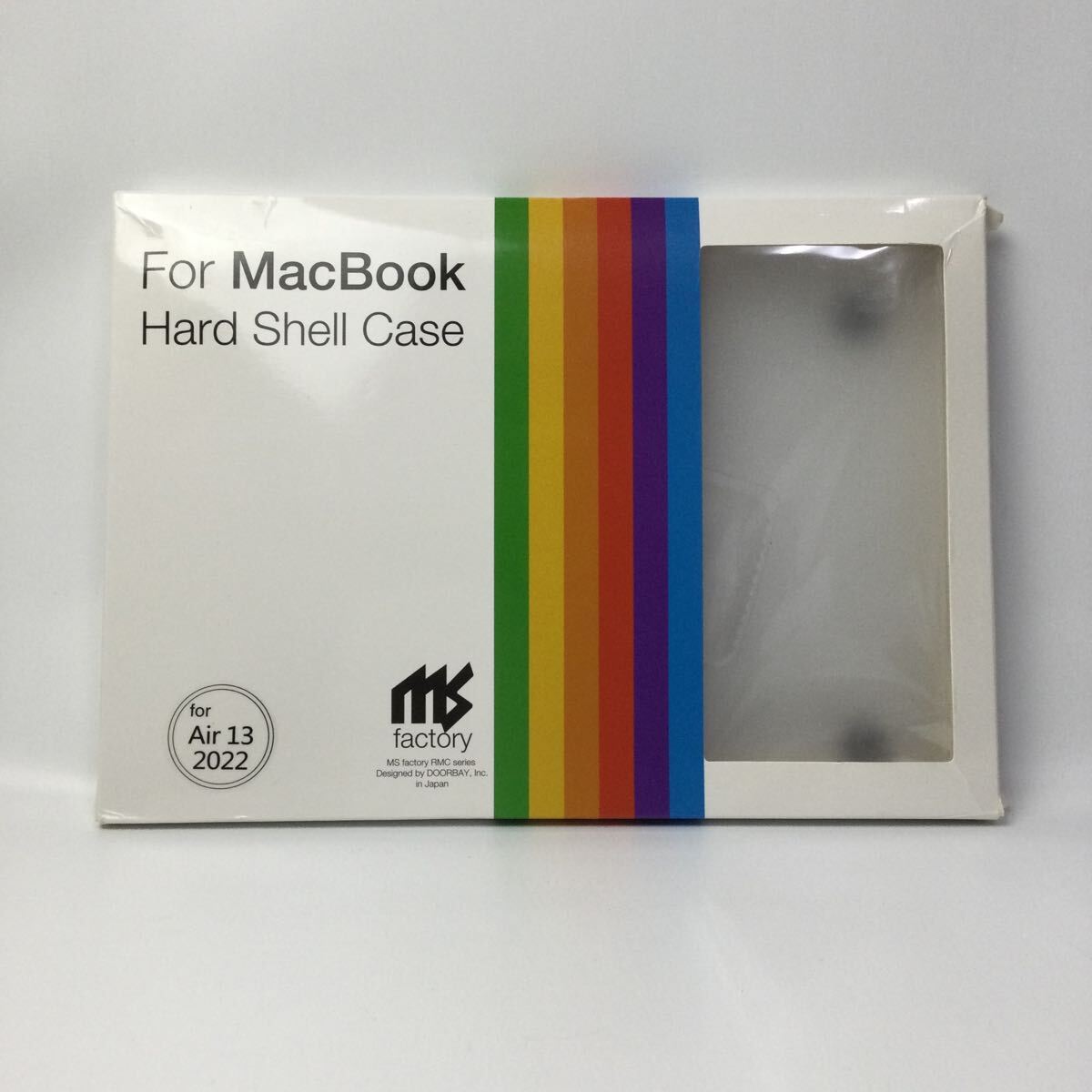 Mac Book AIR 13 2022 ハードケース RMC-MBA13-22-MCL クリアー MS factory マックブック マック MBA