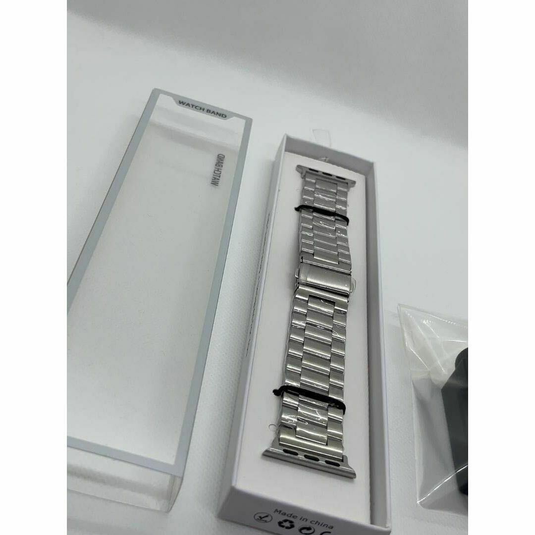 高級感ステンレスベルト＊アップルウォッチ＊バンドケース　コマ調節具付_画像4