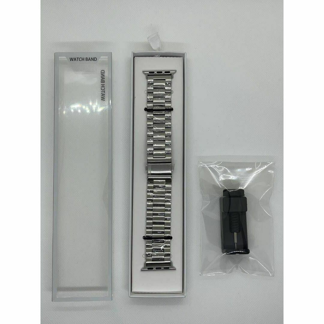 高級感ステンレスベルト＊アップルウォッチ＊バンドケース　コマ調節具付_画像6