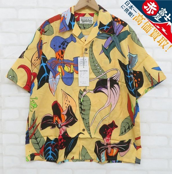 8T5174/未使用品 WACKO MARIA HAWAIIAN SHIRT 百花図 22SSE-WMS 8T5174/未使用品 WACKO MARIA HAWAIIAN SHIRT 百花図 22SSE-WMS