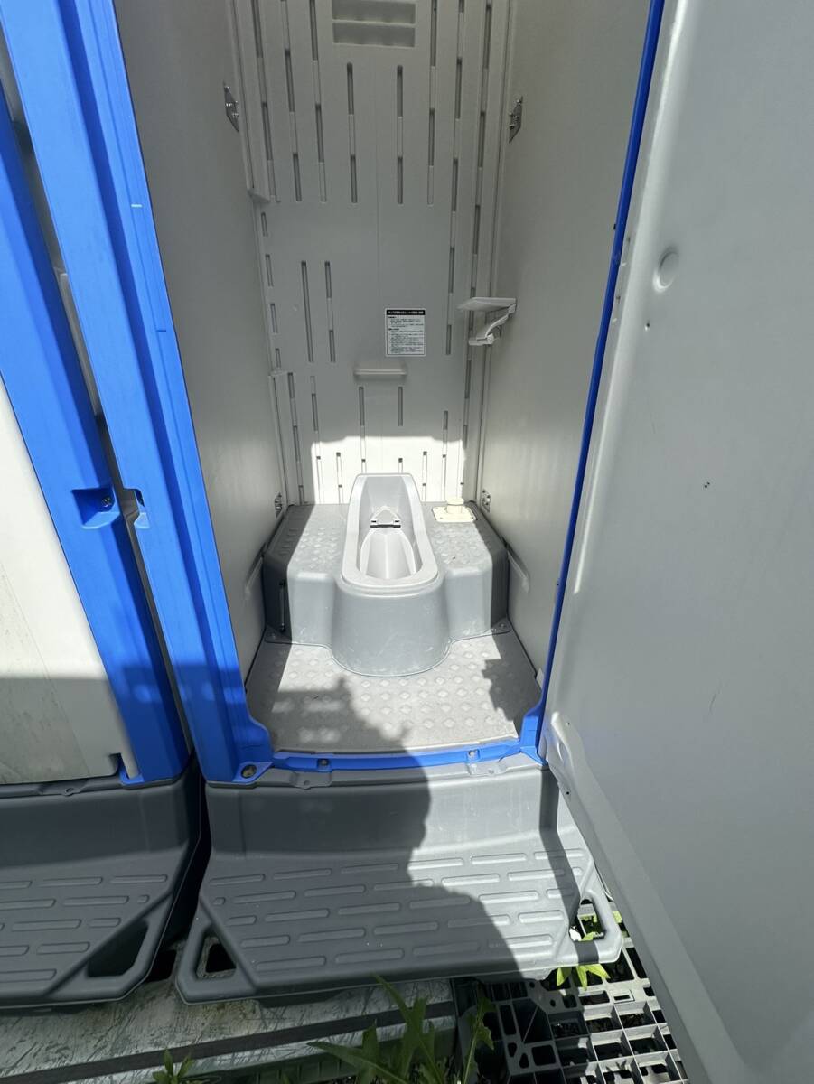 ○○中古 仮設トイレ ポンプ式簡易水洗 兼用和式 TU-iXF4 ○○中古 仮設トイレ ポンプ式簡易水洗 兼用和式 TU-iXF4