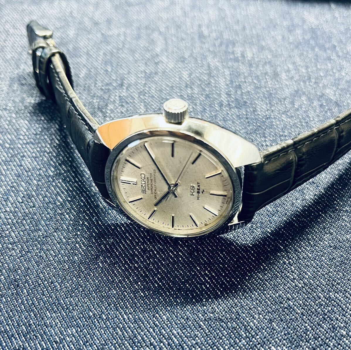 45キングセイコースーペリアクロノメーター稼働品 キング セイコー 45KS スーペリア クロノメーター Ref.45-8010