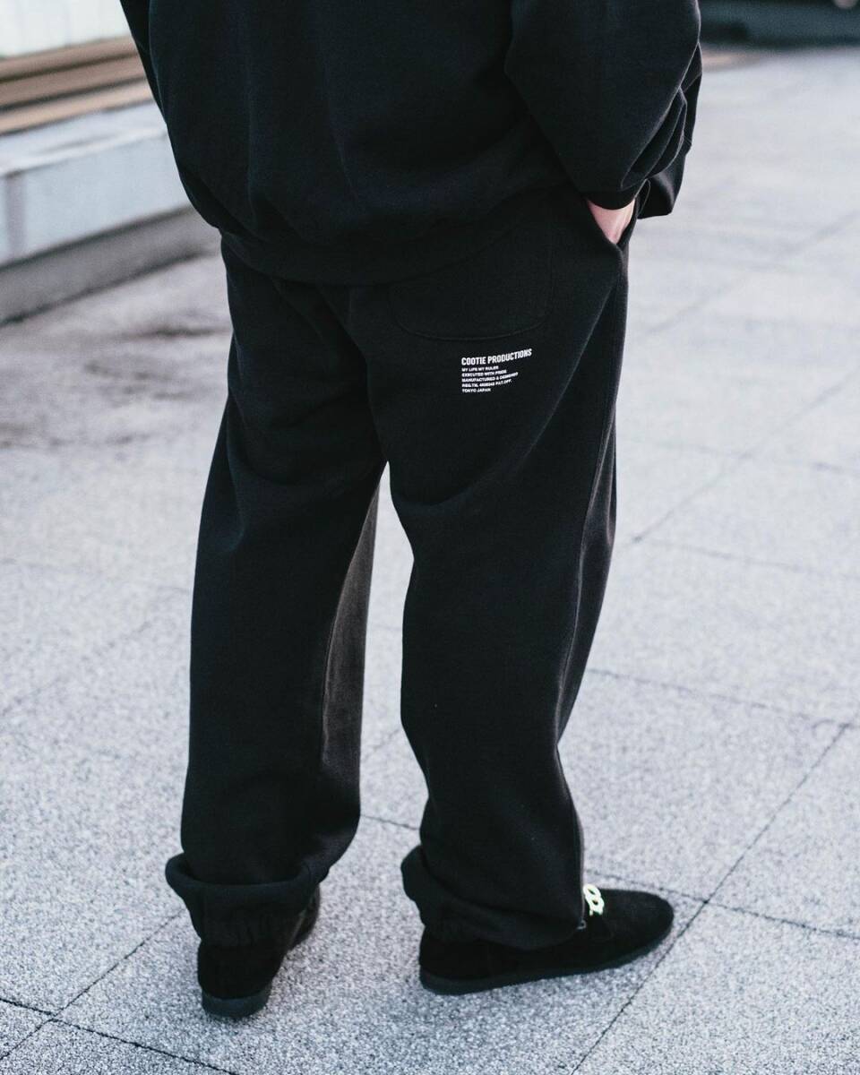 COOTIE PRODUCTIONS/クーティー/23SS/Open End Yarn Raza 1 Tuck Sweat Pants/１タックスウェットパンツ/空紡糸使用裏毛
