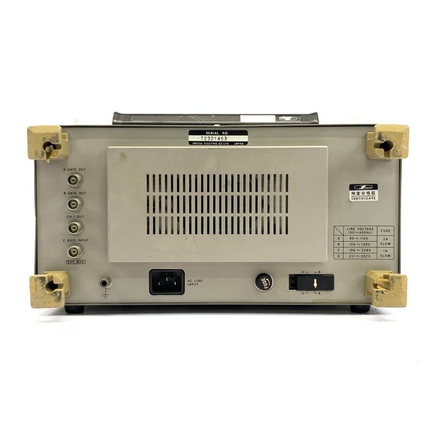 ○IWATSU SYNCHROSCOPE 岩通 シンクロスコープ SS-5711 ○IWATSU SYNCHROSCOPE 岩通 シンクロスコープ SS-5711