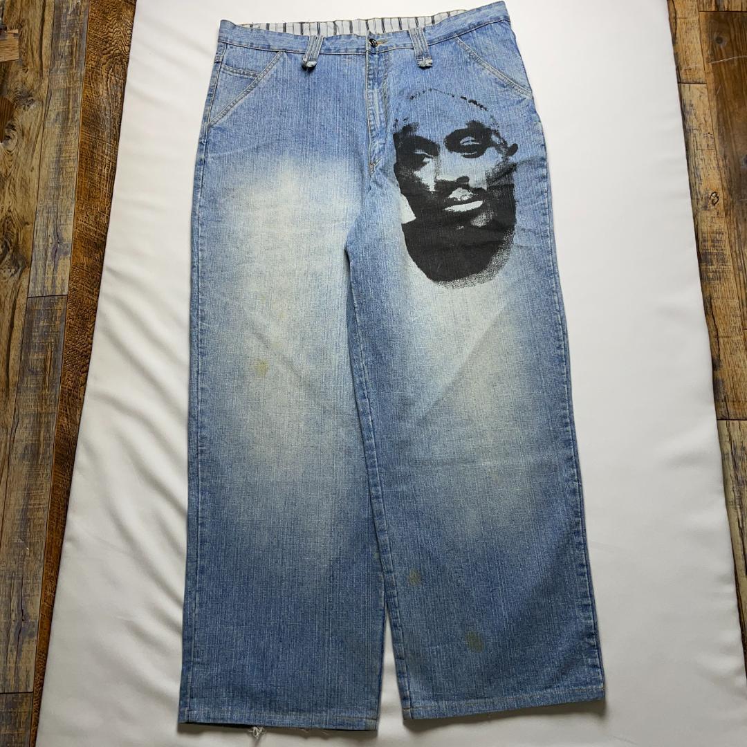MAKAVELI マキャベリ バギーデニム b系 ストリート w38 極太 MAKAVELI マキャベリ バギーデニム b系 ストリート w38 極太