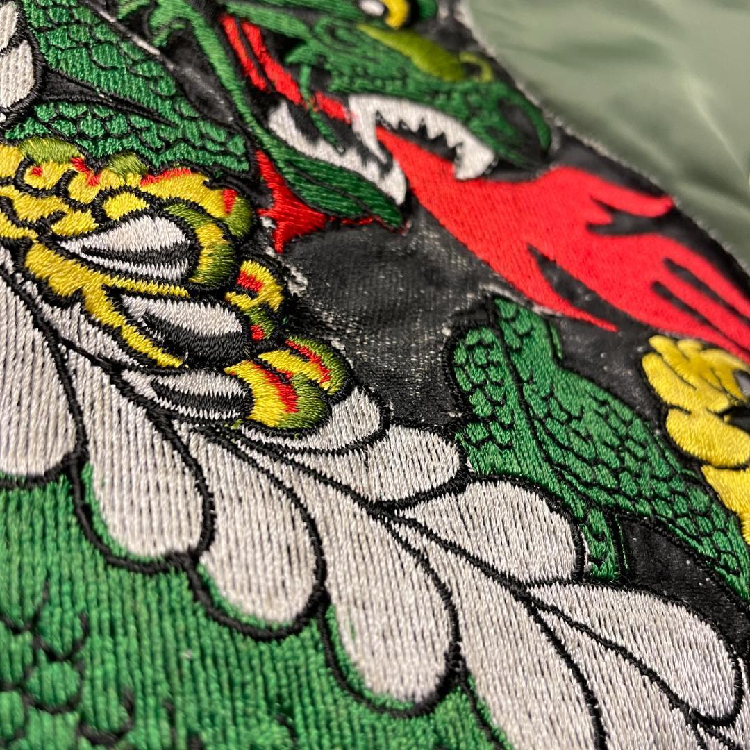 MA-1型フライトジャケット l 緑 グリーン オリーブ カーキ 刺繍 MA-1型フライトジャケット l 緑 グリーン オリーブ カーキ 刺繍