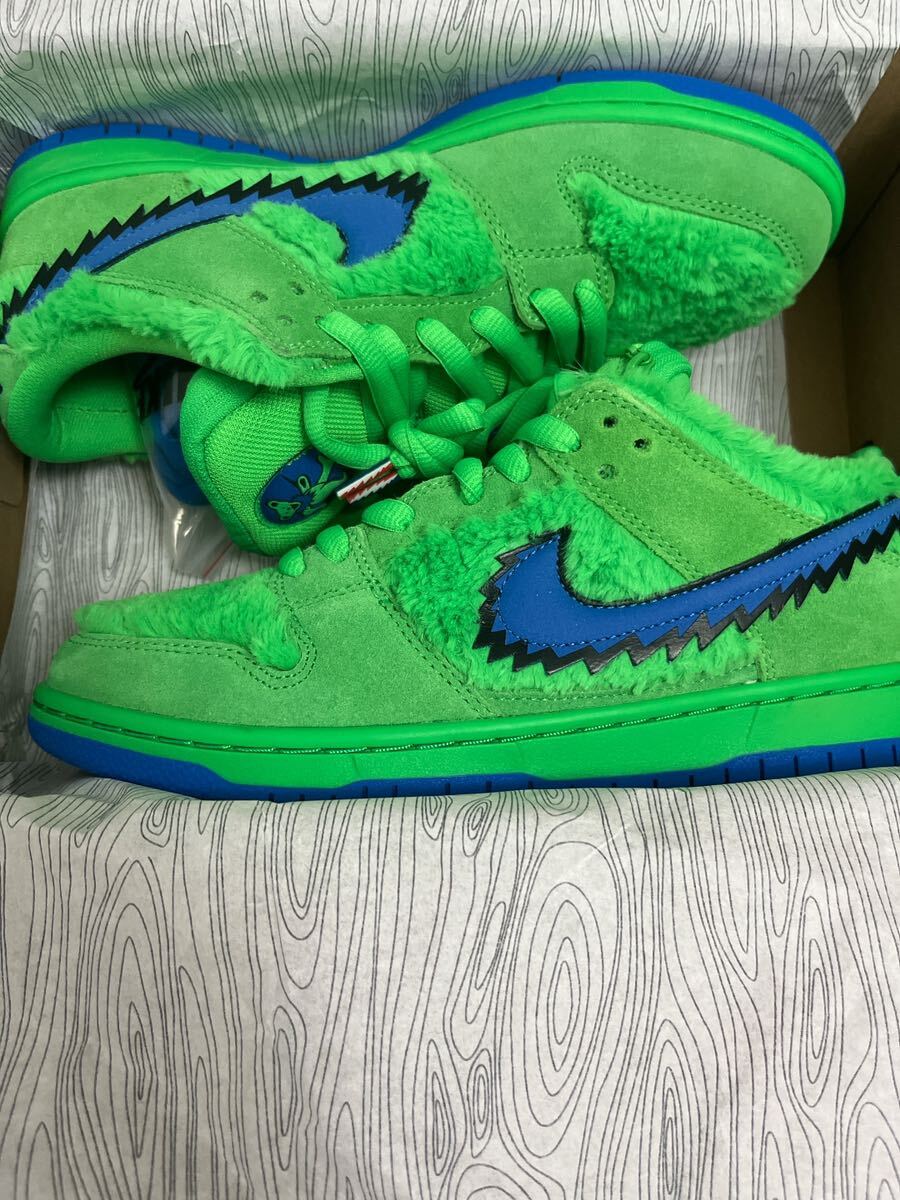 GRATEFUL DEAD × SB DUNK LOW "GREEN BEAR" CJ5378-300 (グリーンスパーク/サワー)