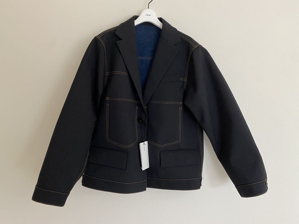 新品 sacai Chalk Stripe Bonding Jacket 2|Yahoo!フリマ(旧 新品 sacai Chalk Stripe Bonding Jacket 2|Yahoo!フリマ(旧