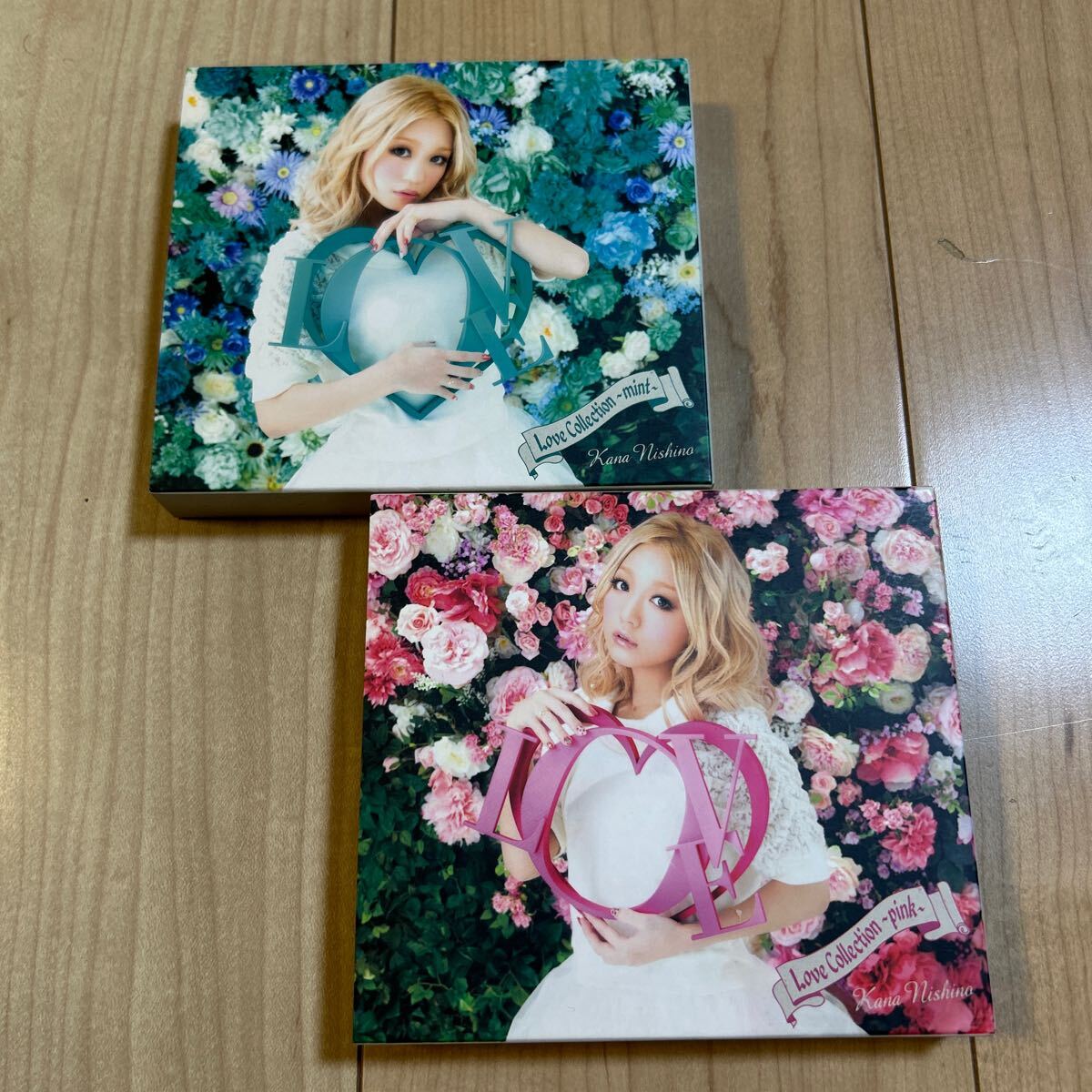 西野カナ「Love Collection ～pink/mint～」初回生産限定盤DVD付 2点セット