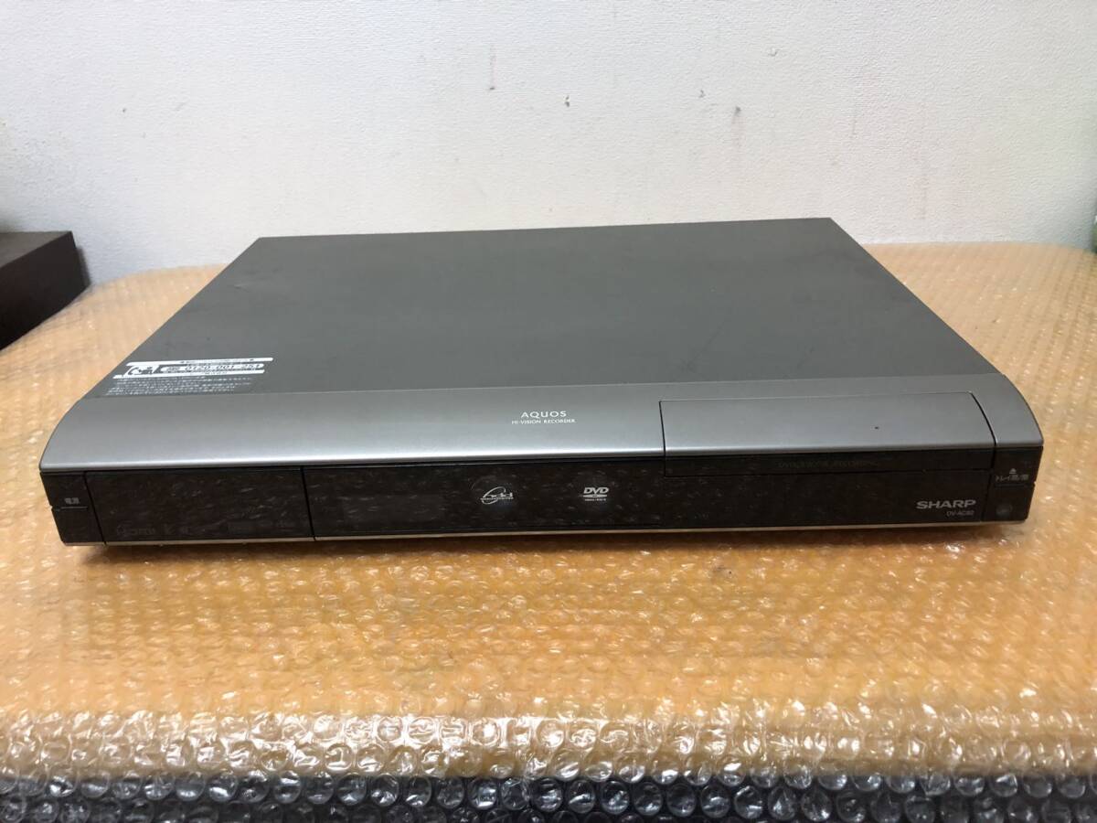 SHARP AQUOS ハイビジョンレコーダー DV-AC82 DVD読み込み きる SHARP AQUOS ハイビジョンレコーダー DV-AC82 DVD読み込み きる