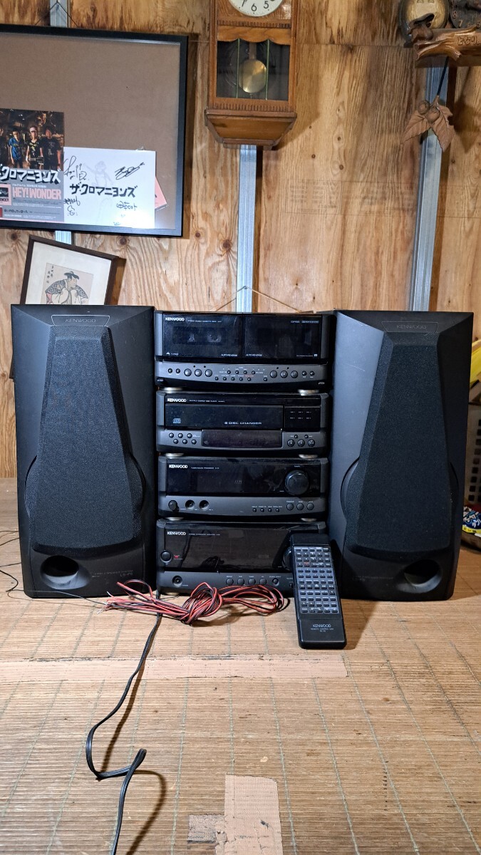 KENWOOD システムコンポ X-F7/DP-MF7/C-F6/A-F5 LS-F5 R L KENWOOD システムコンポ X-F7/DP-MF7/C-F6/A-F5 LS-F5 R L