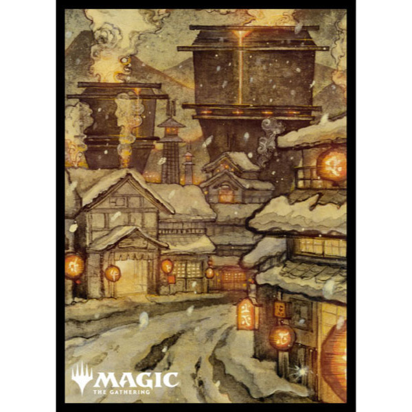 MTG プレイヤーズカードスリーブ 神河 輝ける世界 浮世絵 土地