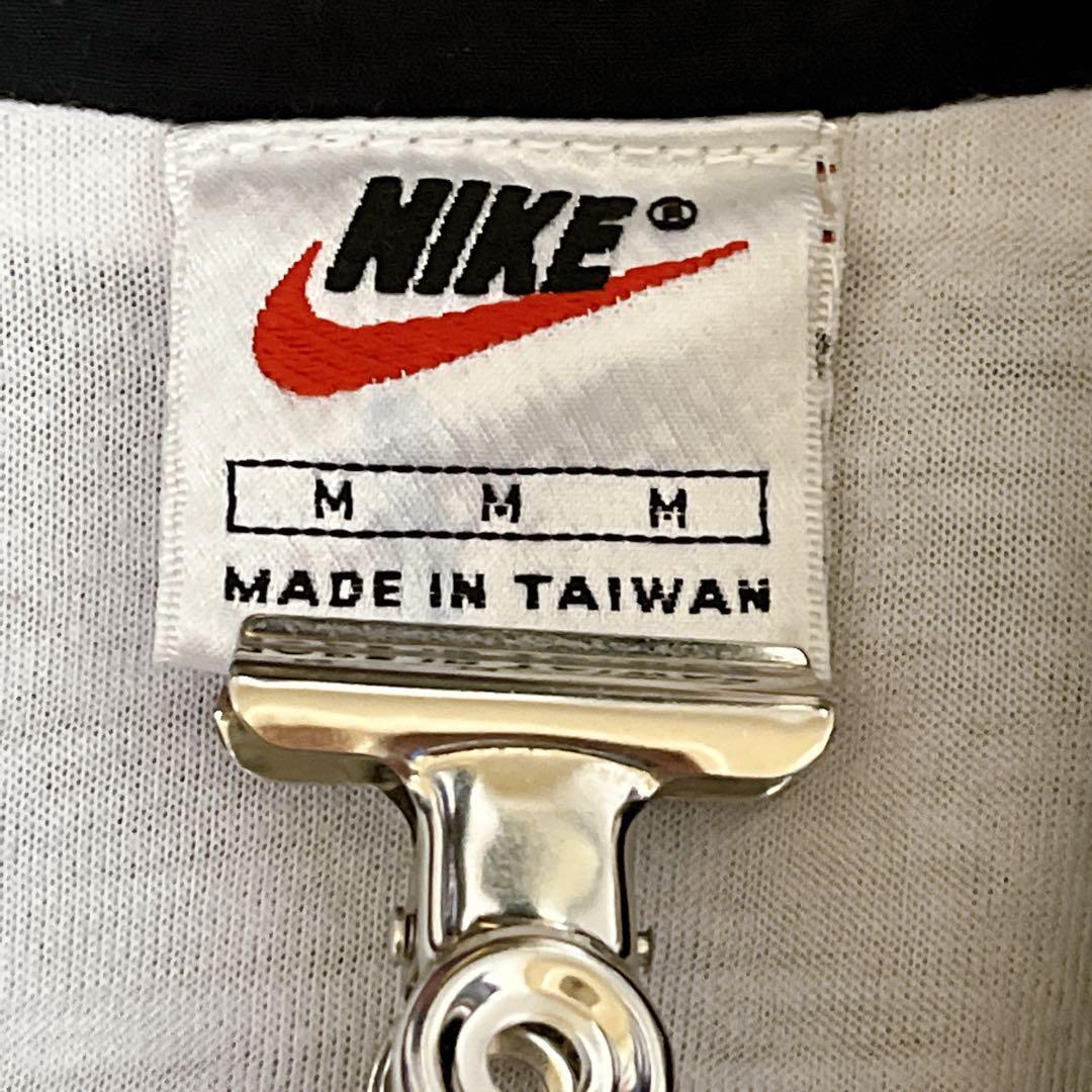 菅田将暉着用】90's NIKE ナイキ ナイロンジャケット L相当 白黒 菅田将暉着用】90's NIKE ナイキ ナイロンジャケット L相当 白黒