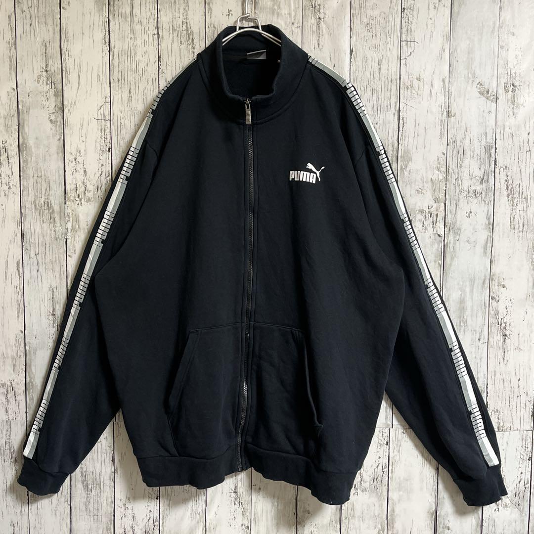 PUMA プーマ トラックジャケット ジャージ 2XL 黒 ブラック PUMA プーマ トラックジャケット ジャージ 2XL 黒 ブラック