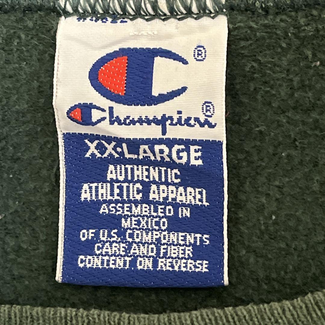 90's Champion チャンピオン 青タグ スウェット 2XL 緑 グリーン 90's Champion チャンピオン 青タグ スウェット 2XL 緑 グリーン