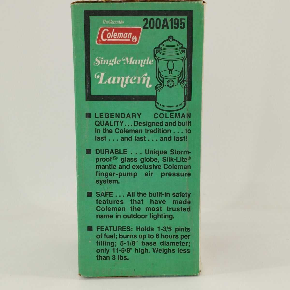 元箱未開封品 Coleman コールマン 200A195 ガソリンランタン 元箱未開封品 Coleman コールマン 200A195 ガソリンランタン