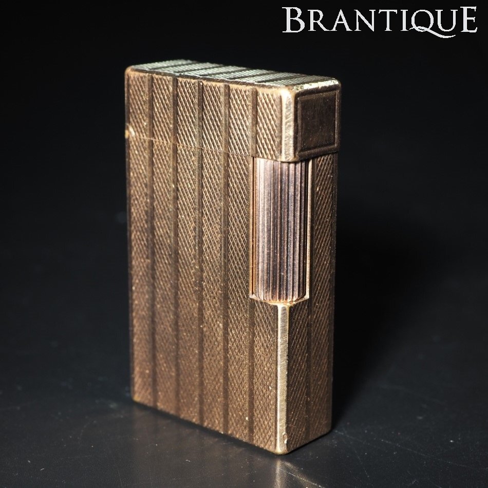 ■1円~■ S.T.Dupont デュポン ガスライター GP ゴールドカラー 着火◎ 喫煙グッツ 煙草 ライター 「24951」