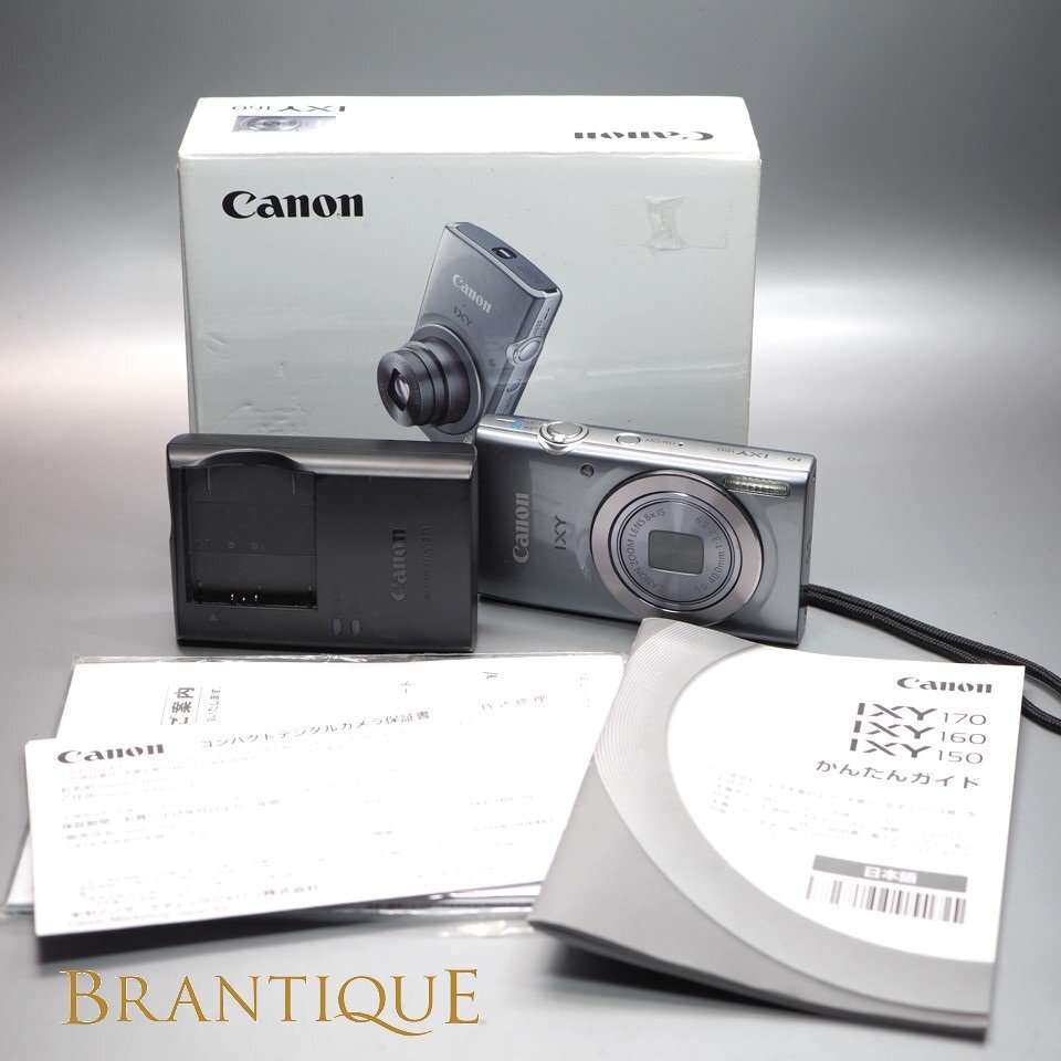 CANON コンパクトデジタルカメラ IXY160 シルバー 光学8倍ズーム「24579」