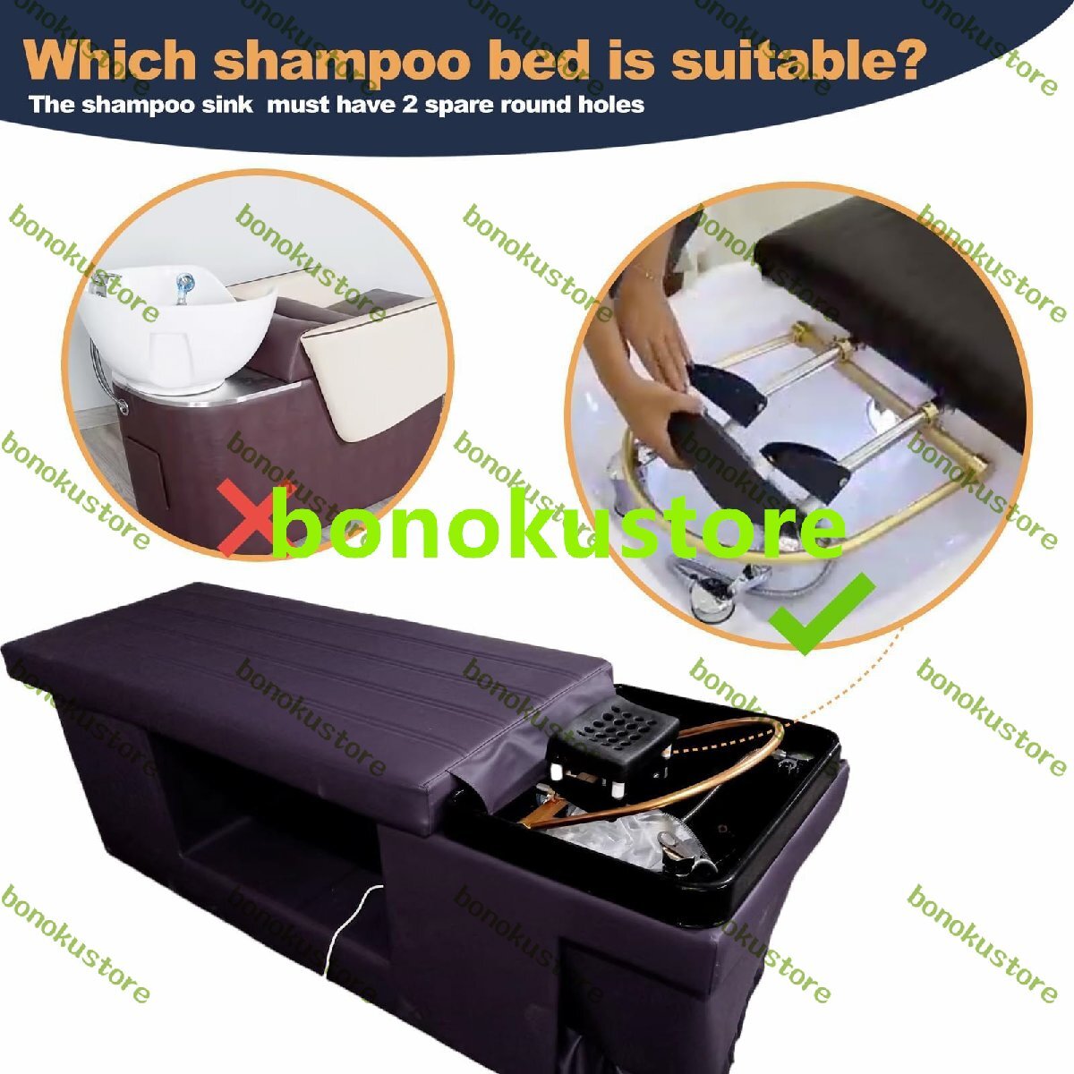  pillow kit attaching head salon water circulation rack head salon equipment shampoo pcs equipment water circulation frame shower shampoo bed accessory 