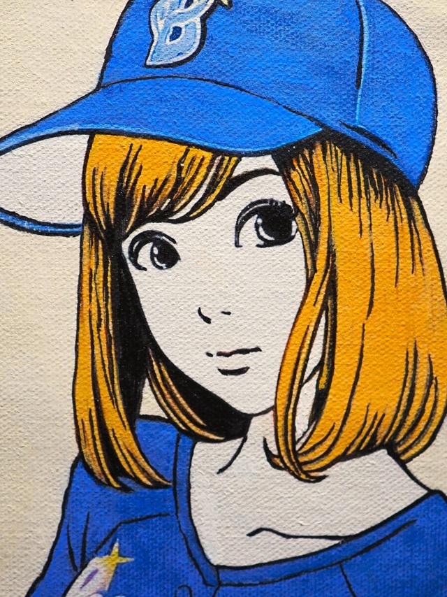 模写 手描き ユニフォームの彼女 江口寿史 表サイン 額装/検索 模写 手描き ユニフォームの彼女 江口寿史 表サイン 額装/検索