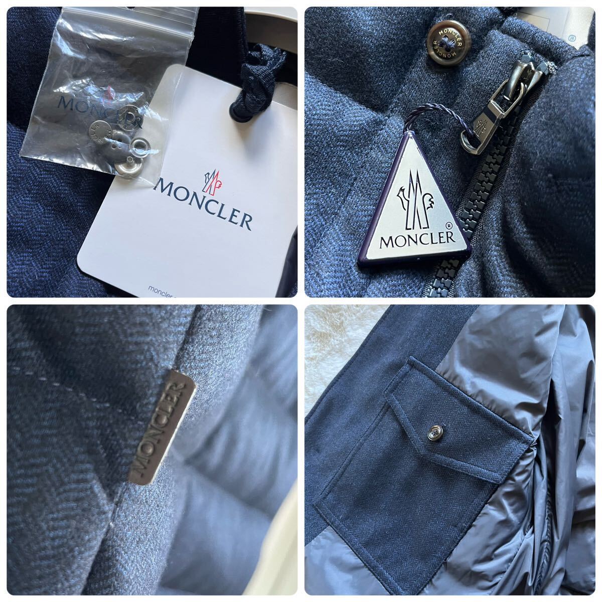 新品未使用 20万 メンズ MONCLER テーラードダウンジャケット 新品未使用 20万 メンズ MONCLER テーラードダウンジャケット