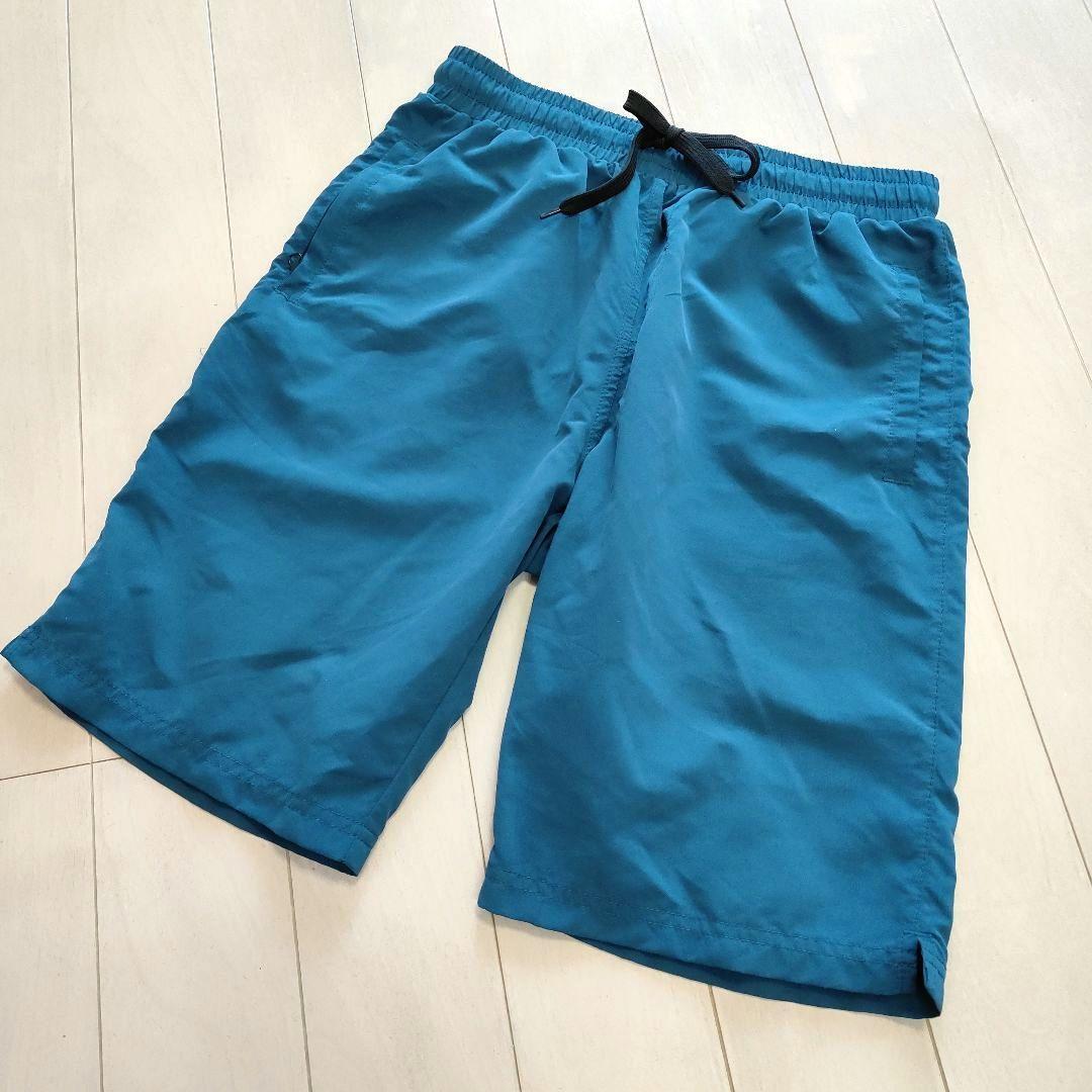 ハーフパンツ ショートパンツ レディース サーフパンツ　M寸　ピーコックブルー