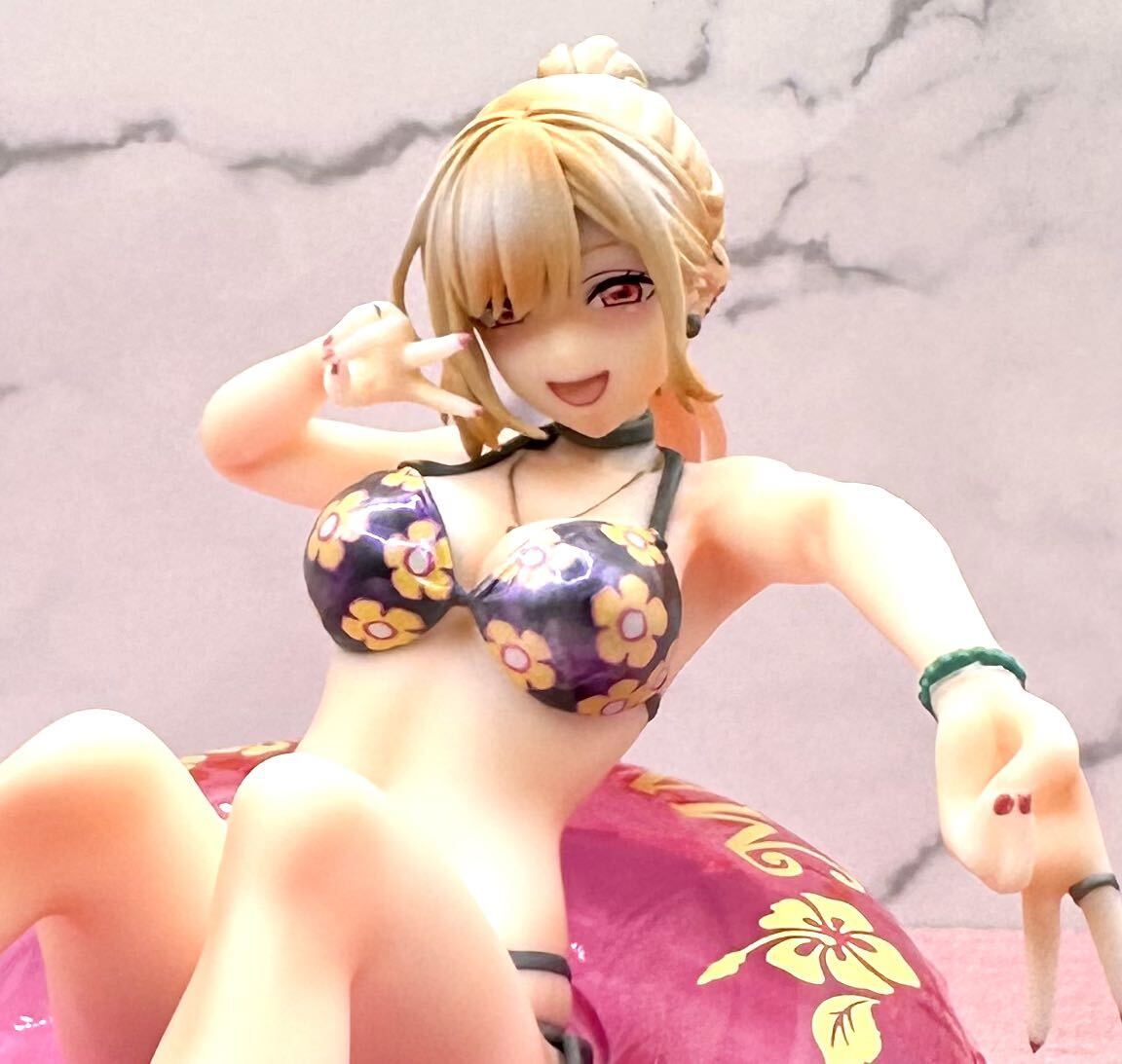 その着せ替え人形は恋をする ☆ Aqua FLoat Girls 喜多川海夢 美少女 ビキニ 水着 リペイントフィギュア リメイク マリン_画像1