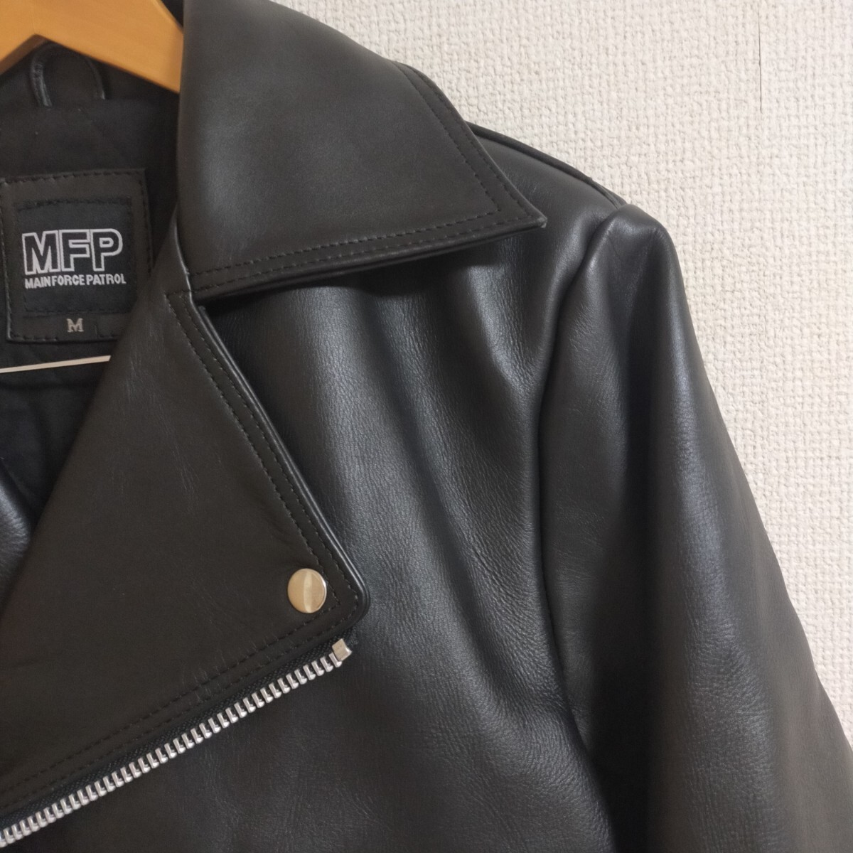 MFP メインフォースパトロール MADMAX マッドマックス JAC WARRIOR ウォーリアー レザー ライダースジャケット M ブラック(黒）