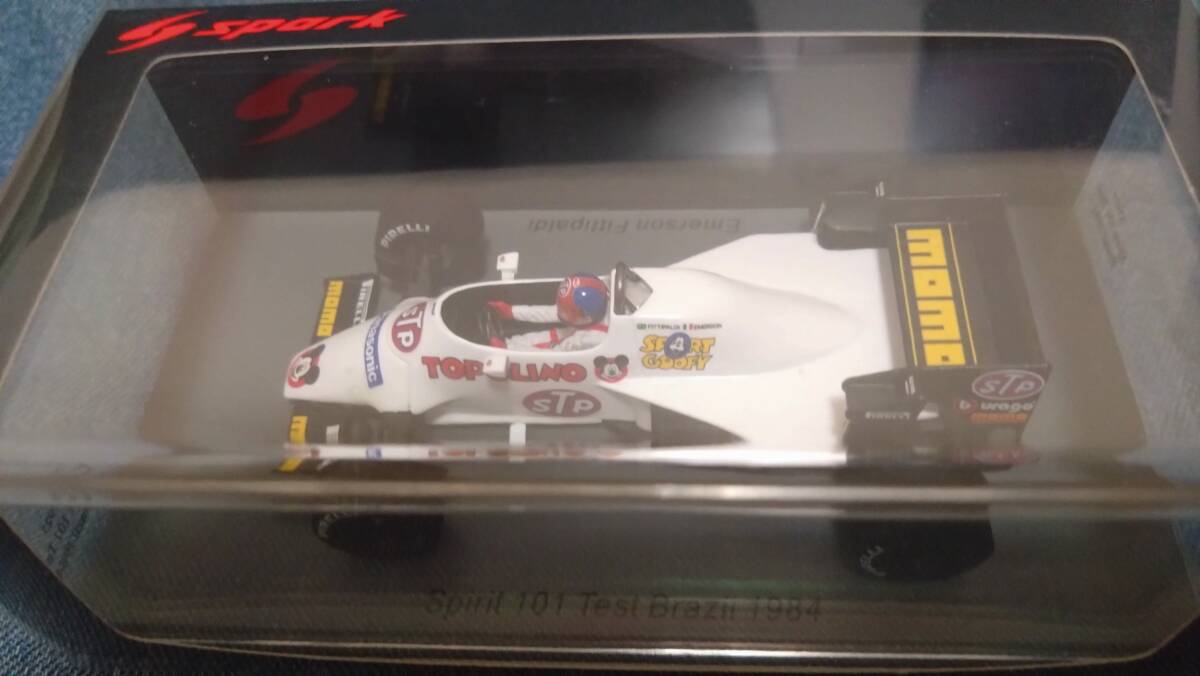 1/43 SPARK 1984年 ブラジルテスト スピリット101 E・フィッティパルディ