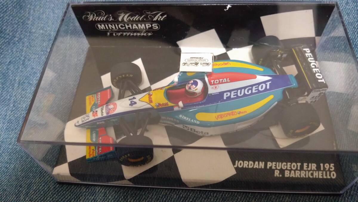 1/43 MINICHAMPS 1995年ジョーダンプジョーEJR195#14 R・バリチェロ