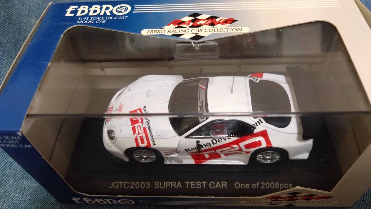 1/43 EBBRO 2003年 JGTC スープラテストカー