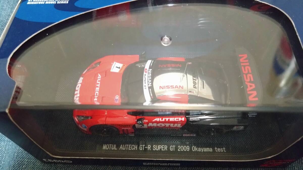 1/43 EBBRO 2009年スーパーGT 岡山テスト モチュールオーテックGT-R#1 テストカー