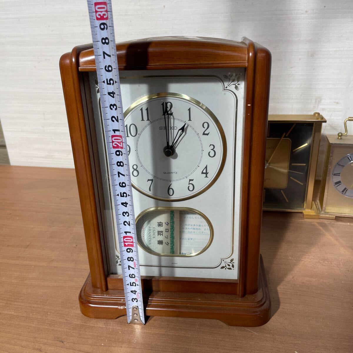 SEIKO セイコー 置時計 昭和レトロ アンティーク 置き時計 SEIKO セイコー 置時計 昭和レトロ アンティーク 置き時計