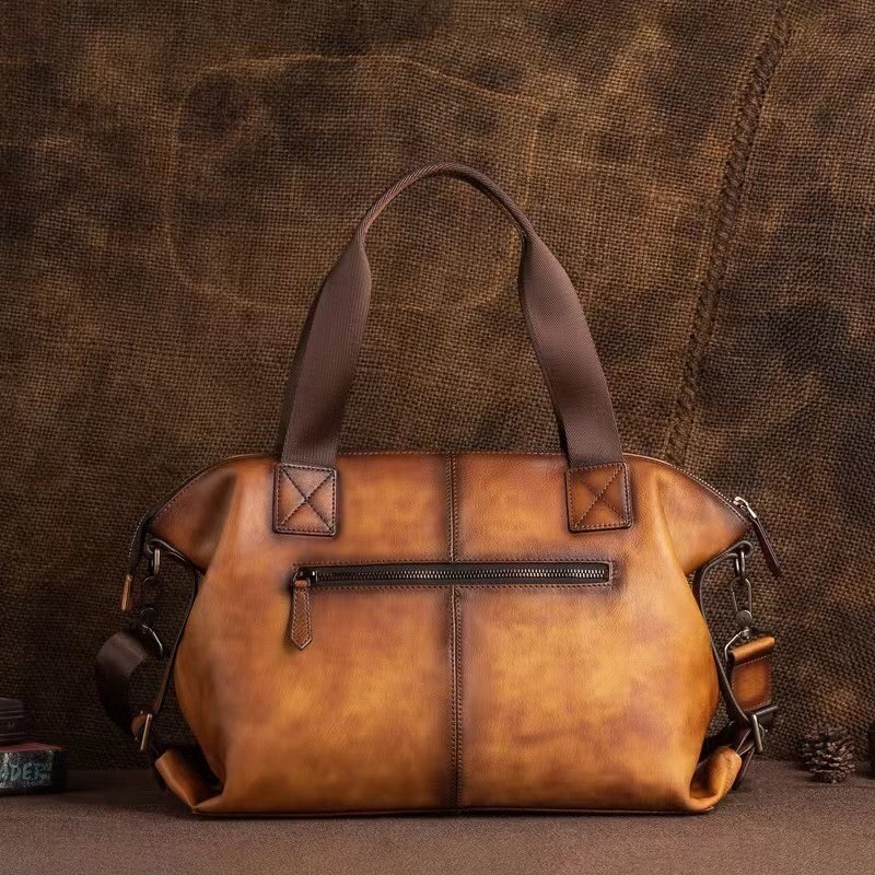 A4 file correspondence PC storage high capacity 2WAY leather original leather commuting going to school tote bag business bag shoulder bag men's 