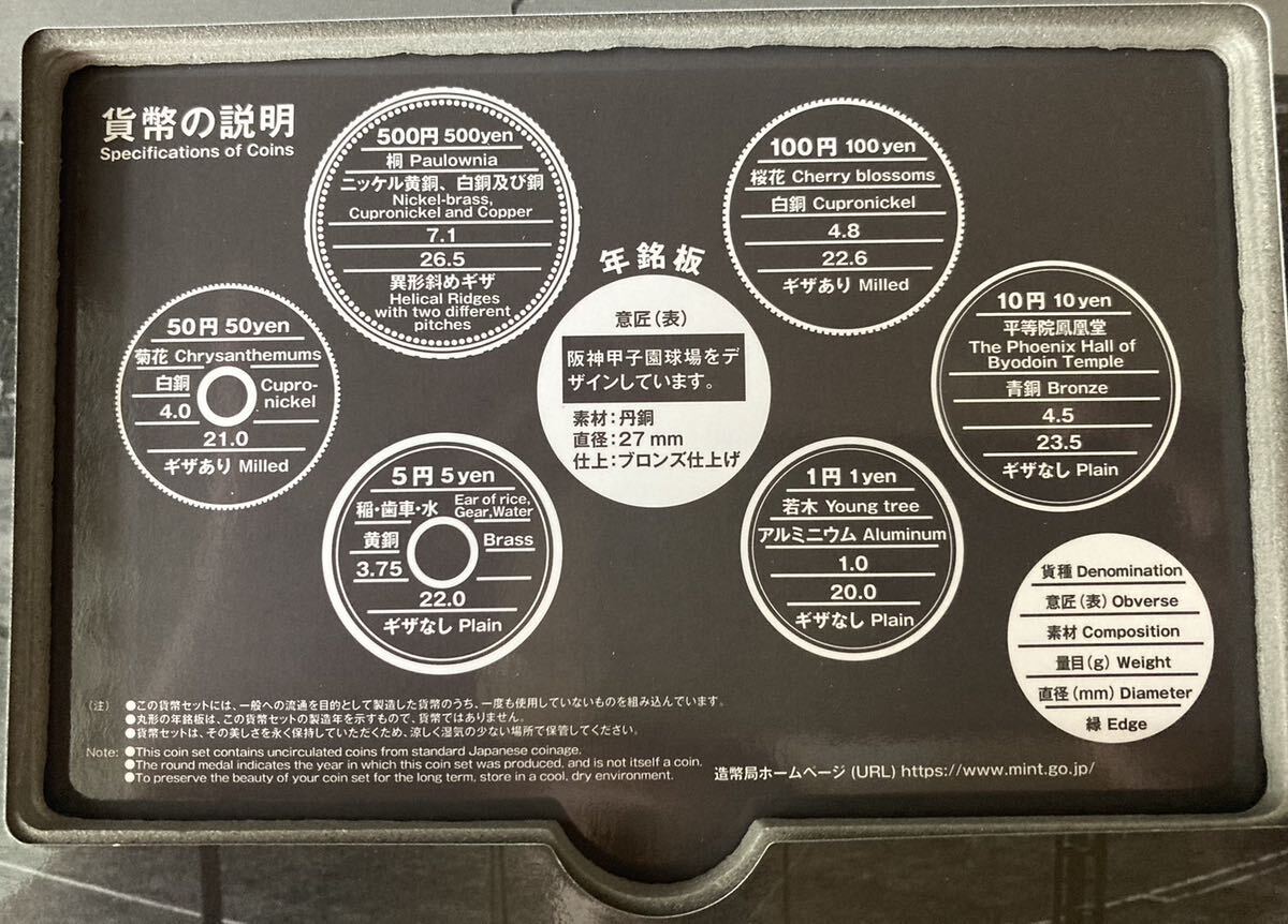 阪神甲子園球場100周年記念貨幣セット(造幣局限定)安心迅速な 阪神甲子園球場100周年記念貨幣セット(造幣局限定)安心迅速な