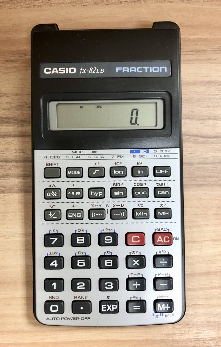 CASIO カシオ 関数電卓 fx-82LB FRACTION Calculator