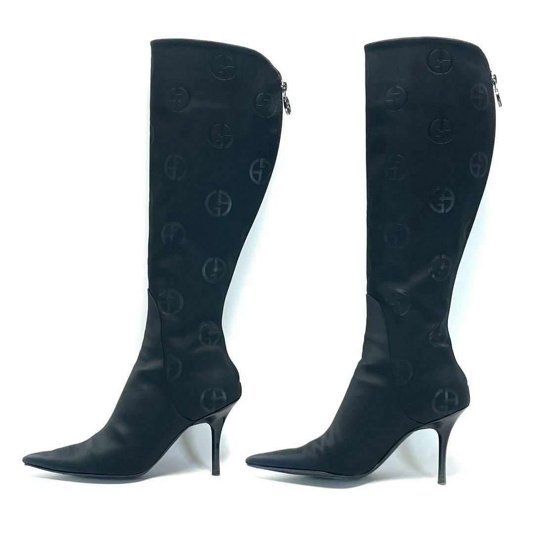 若者に人気のブランド GIORGIO 美品 ARMANI ロングブーツ ジョルジオアルマーニ 靴