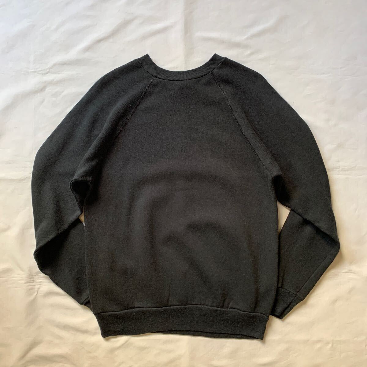 80s Tultex BLANK SWEAT MADE IN USA Vintage Vintage одноцветный тренировочный America производства USA производства la gran рукав American Casual 70s бесплатная доставка 