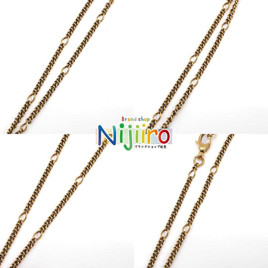 極美品】GUCCI グッチ ライオンヘッド ネックレス ロング 極美品】GUCCI グッチ ライオンヘッド ネックレス ロング