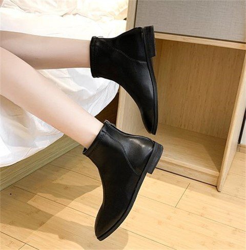  skinny boots Trend Mini ma list Martin boots short boots 35 black 