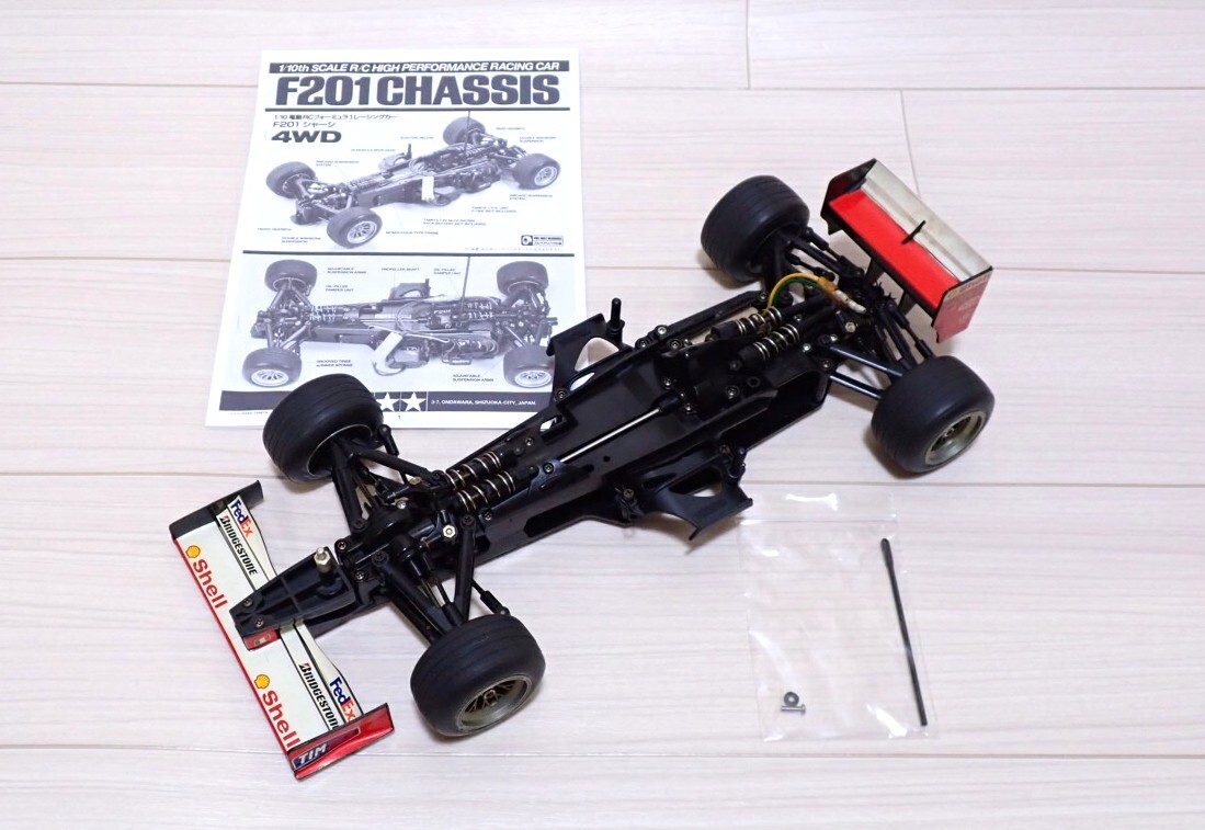 1/10 タミヤ F201 シャーシ